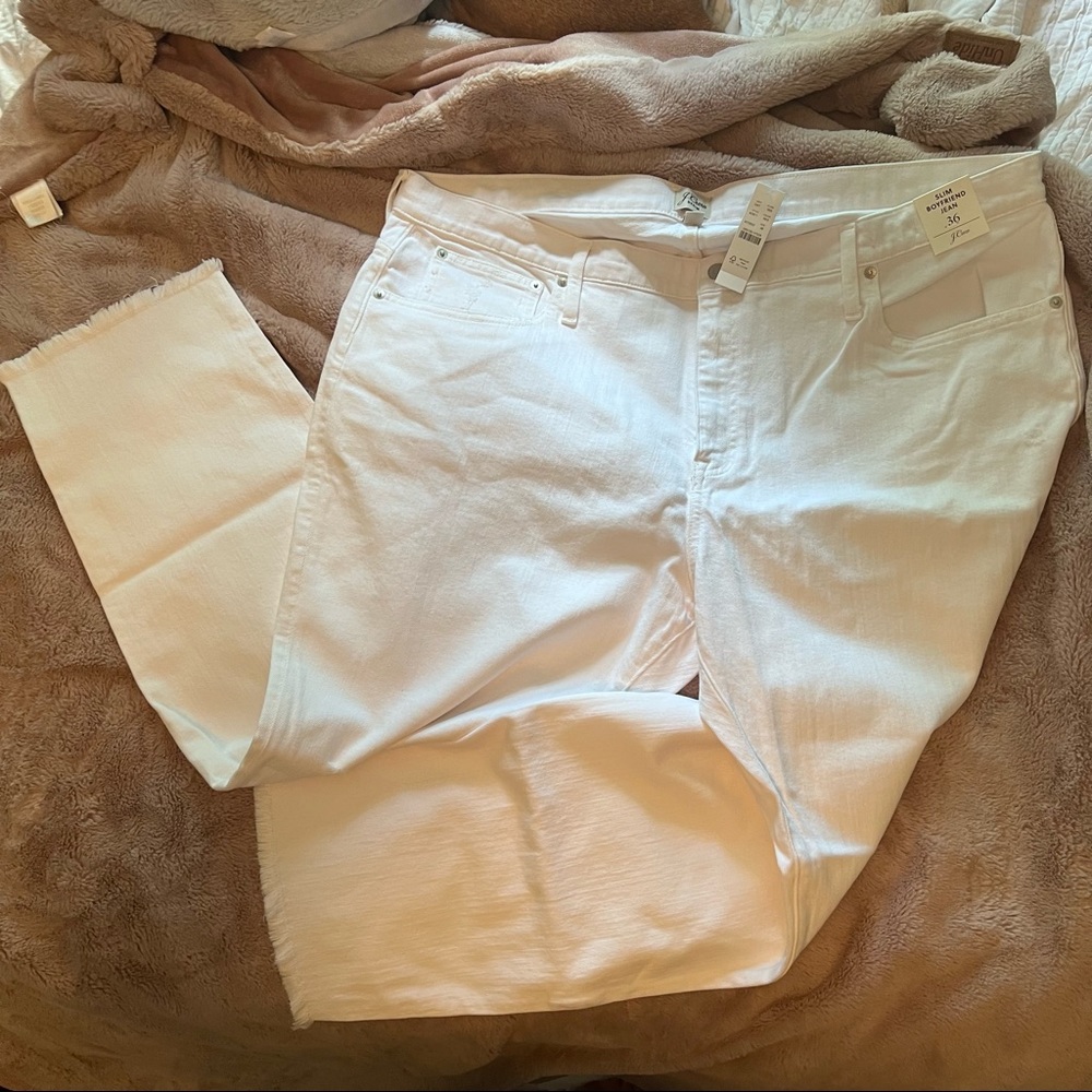 NWT size 36 jcrew white jeans